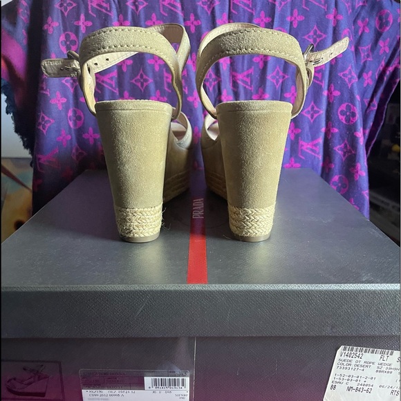 prada suede wedges - Picture 7 of 13